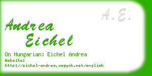 andrea eichel business card